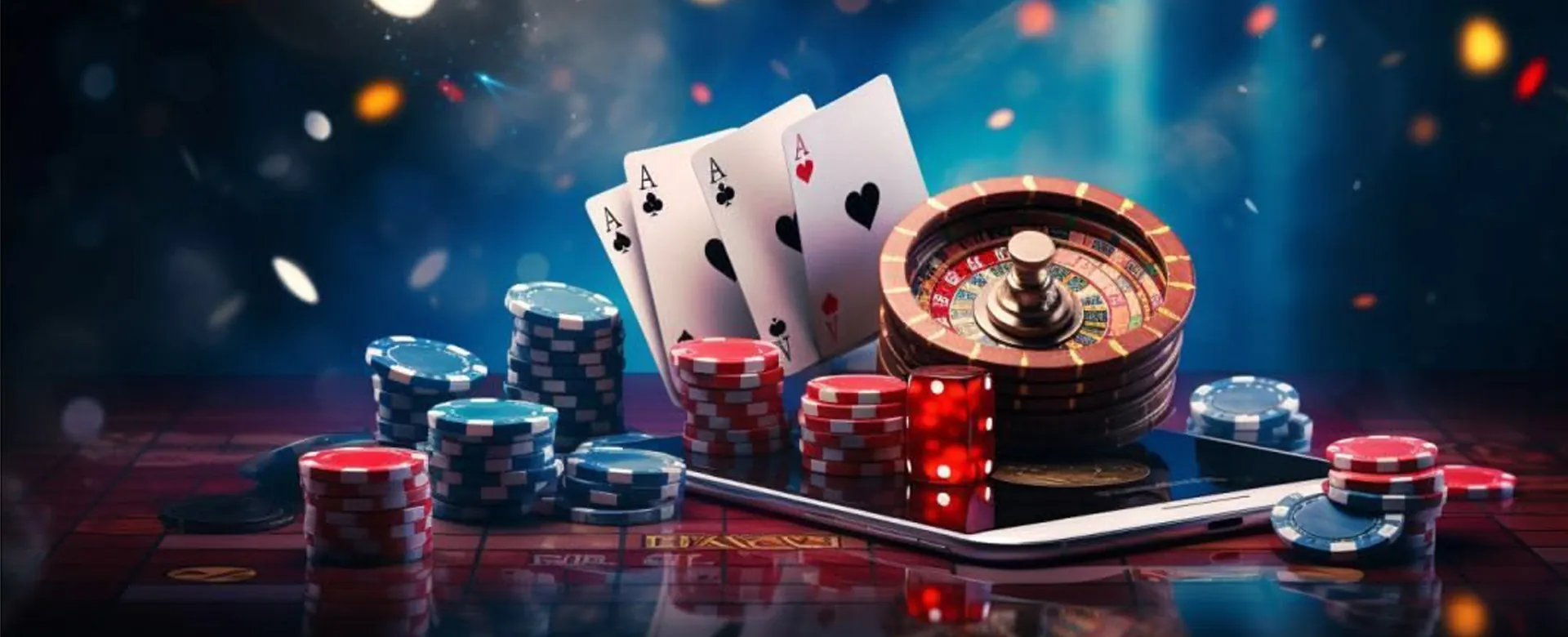 8K8 Login background with casino elements
